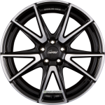 SPEEDLINE - SL6 VETTORE JETBLACK-FRONTKOPIERT 8,5X19 LK:5/114,3 ET:35 ML:82